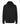 Front View of Black Unisex Pullover Hoodie - 3320