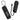 Front View of Black Wally Pro 20 5000 mAh Powerbank and Wall Charger