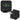Front View of Black Wally Stretch 35 Wall Charger with cable