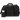 Front View of Black Weekender 18.5" Deluxe Duffel Bag plain
