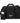 Front View of Black Weekender 18.5" Deluxe Duffel Bag