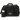 Front View of Black Weekender 18.5" Deluxe Duffel Bag
