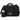 Front View of Black Weekender 18.5" Deluxe Duffel Bag