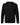 Front View of Black/ White Men's Team Vanish Hooded Long Sleeve T-Shirt - 6014164