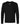 Front View of Black/ White Men's Team Vanish Long Sleeve T-Shirt - 6014166