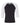 Front View of Black/ White Three-Quarter Sleeve Baseball Tee - 3200