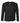 Front View of Black/ White Youth Tech™ Team Long Sleeve T-Shirt - 1377488
