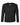 Front View of Black/ White Youth Tech™ Team Long Sleeve T-Shirt - 1377488