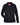 Front View of Black Women's Campus Microfleece Jacket - TT90W