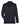 Front View of Black Women's CrownLux Performance® Plaited Long Sleeve Polo - DG20LW