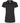 Front View of Black Women's Ringspun Pique Polo - 7600