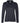 Front View of Black Women's Zone Performance Long Sleeve Polo - TT51LW