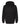 Front View of Black Youth Fleece Pullover Hoodie - 3322