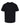 Front View of Black Youth Light Cotton T-Shirt - 3000B