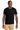 Front View of BlackInk Jerzees Classics Unisex Cotton T-Shirt 363M plain