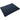 Front View of Blue 100% Recycled PET Fleece Blanket with RPET Pouch