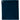Front View of Blue 1.3 lb./doz. 18x15in Terry Golf Towel plain