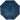 Front View of Blue 40" Folding Umbrella