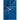 Front View of Blue 40" Folding Umbrella