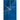 Front View of Blue 40" Folding Umbrella