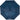Front View of Blue 40" Folding Umbrella