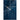 Front View of Blue 40" Folding Umbrella