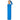 Front View of Blue 46" Recycled 3-Folding Umbrella plain