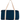 Front View of Blue Barrel 18" 5oz Cotton Canvas Duffel Bag plain