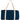 Front View of Blue Barrel 18" 5oz Cotton Canvas Duffel Bag plain