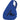 Front View of Blue Brooklyn Deluxe Sling Backpack