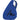 Front View of Blue Brooklyn Deluxe Sling Backpack