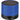 Front View of Blue Cylinder Bluetooth Speaker plain