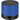 Front View of Blue Cylinder Bluetooth Speaker plain