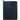 Front View of Blue FSC® Mix Pedova™ Zippered UltraHyde Padfolio
