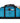 Front View of Blue Heather 18" Duffel Bag