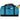 Front View of Blue Heather 18" Duffel Bag