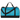 Front View of Blue Heather 18" Duffel Bag