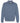Front View of Blue Jean Garment-Dyed Quarter Zip Sweatshirt - 1580
