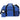 Front View of Blue Weekender 18.5" Deluxe Duffel Bag plain