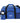 Front View of Blue Weekender 18.5" Deluxe Duffel Bag