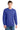 Front View of BlueIris Port & Co Beach Wash Garment-Dyed Crewneck Sweatshirt PC098 plain