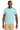 Front View of BreezyBlue Jerzees Classics Unisex Cotton T-Shirt 363M plain