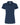 Front View of Bright Navy Women's Ringspun Pique Polo - 7600