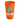 Front View of Bright Orange Garyline® Cups-on-the-Go Stadium Cup - 22 oz.