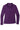 Front View of Bright Purple Port Authority Women's Silk Touch Performance Long Sleeve Polo. L540LS plain