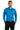 Front View of Brilliant Blue Port Authority Silk Touch Performance Long Sleeve Polo. K540LS plain