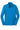 Front View of Brilliant Blue Port Authority Silk Touch Performance Long Sleeve Polo. K540LS plain