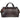 Front View of Brown Oxford 20" Weekender Duffel Bag