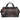 Front View of Brown Oxford 20" Weekender Duffel Bag