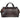Front View of Brown Oxford 20" Weekender Duffel Bag